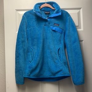 Patagonia blue re-tool snap t pullover
